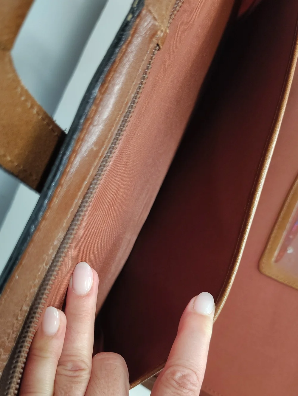 Vintage Classic Brown Leather Briefcase